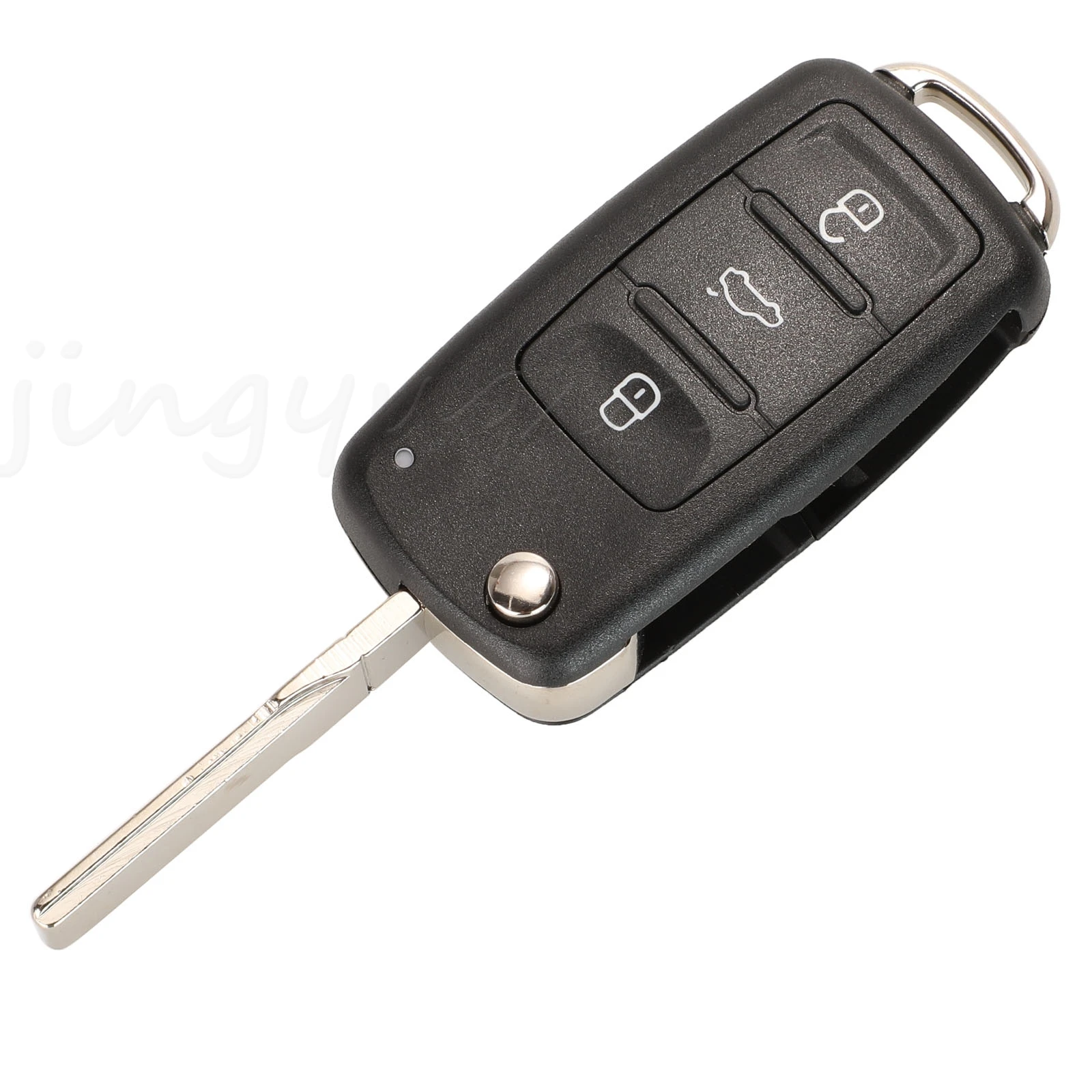 Jingyuqin 3/4Buttons Car Remote Key Fob 315/433Mhz ID48 For VW Bettle CC EOS Golf Jetta Passat Tiguan Touareg 5K0837202AE /A/R