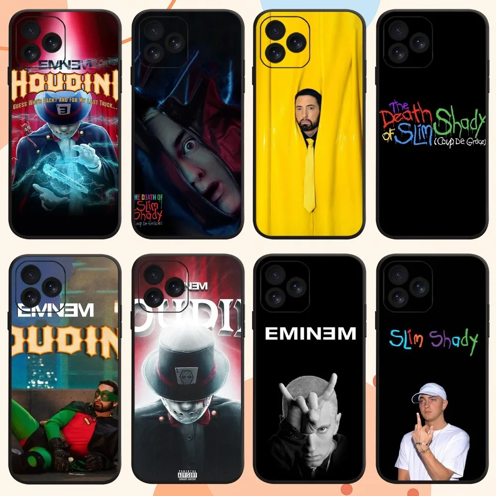 Rapper Eminem The Death of Slim Shady Phone Case For iPhone 8 14 Mini X 15 13 12 MAX 11 Xr XS Pro Plus Shell