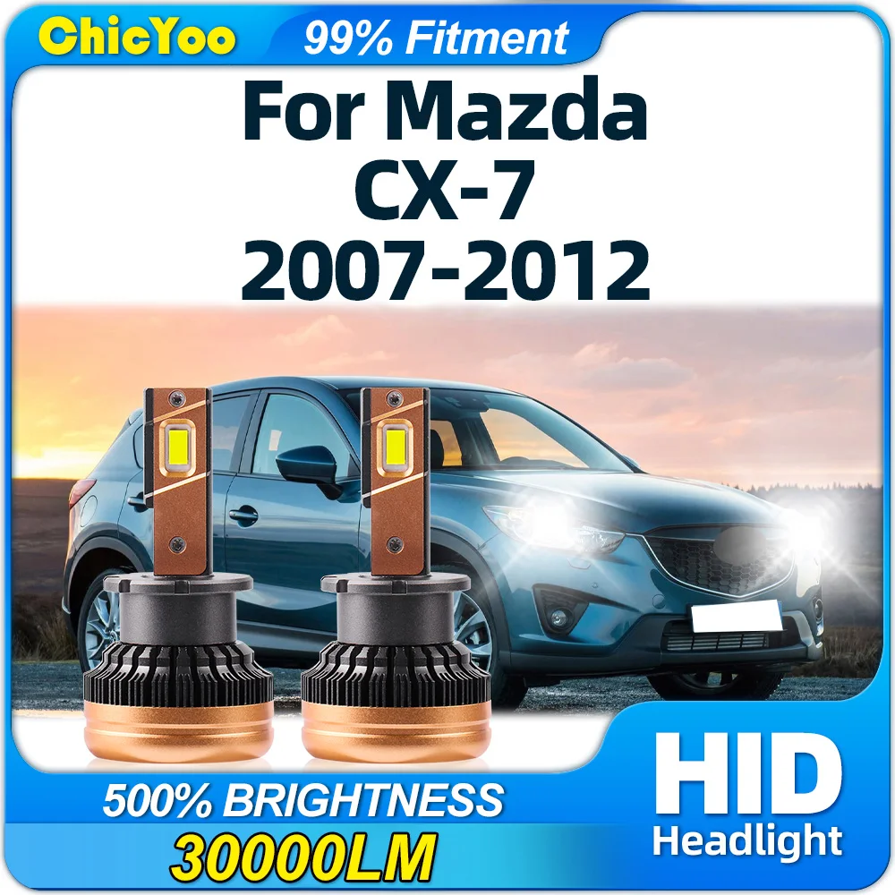 

30000LM LED Headlight Bulbs 6000K Canbus No Error Car HID Xenon Lights 12V For Mazda CX-7 2007 2008 2009 2010 2011 2012