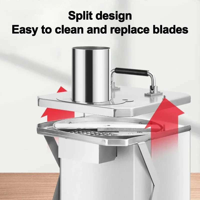 New Arrival Multifunctional Vegetable Cube Cutting Machine Electric Dicer Potato Carrot Onion Dicer Fruit And Vegetable Slicer C