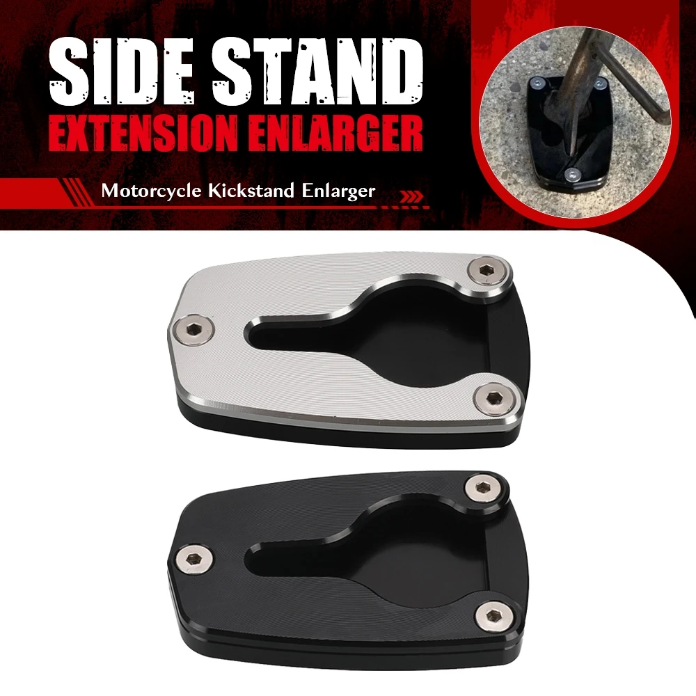 

Motorcycle Kickstand Extender Foot Side Stand Extension Pad Plate For Honda XL1000V VARADERO XL 1000 V Varadero 2003 2004-2011