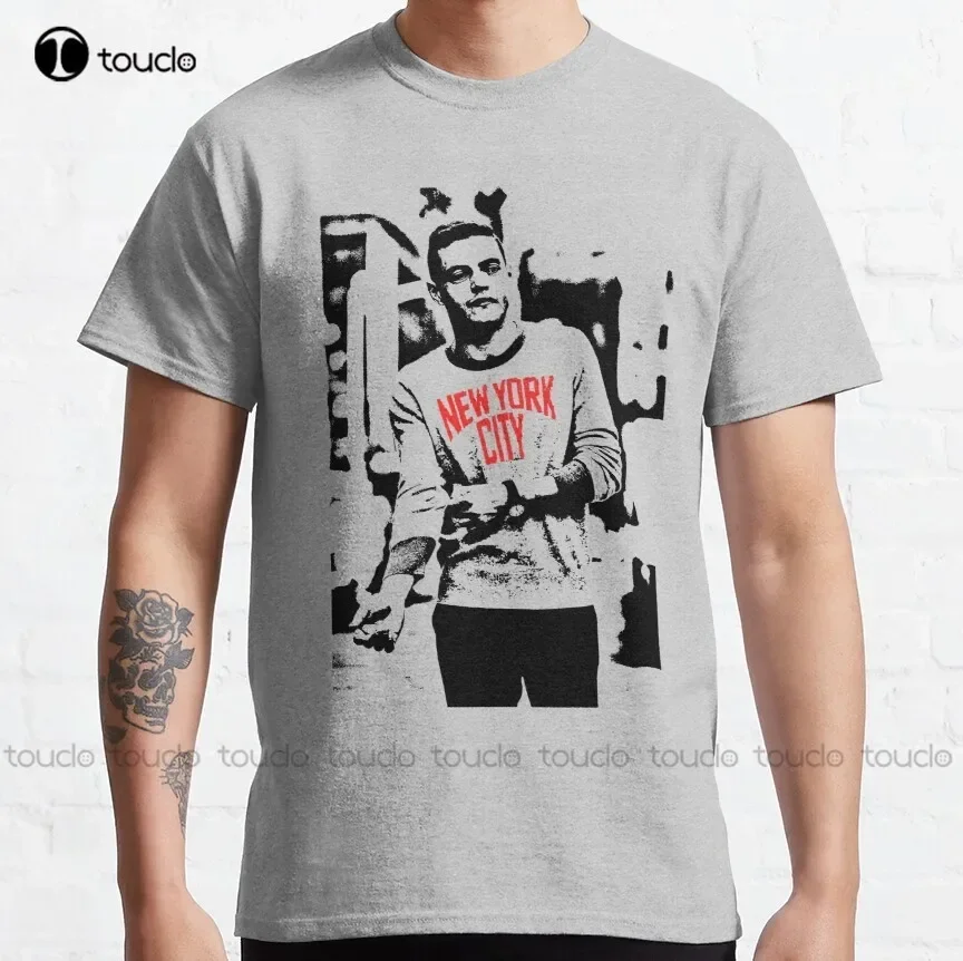 Rami New York Stencil Classic T-Shirt Purple Shirt For Women Custom Aldult Teen Unisex Digital Printing Tee Shirt Xs-5Xl