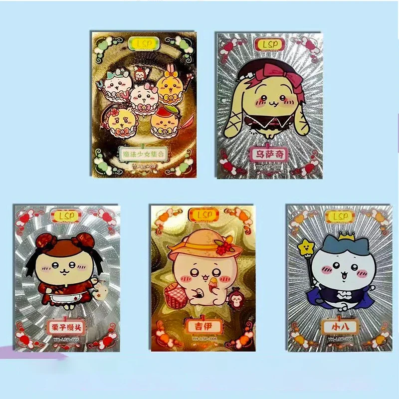 90pcs New Chiikawa Collection Card Square Kausakijihouka Kawaii Character Anime Toy Card Cartoon Decorative Cute Gift