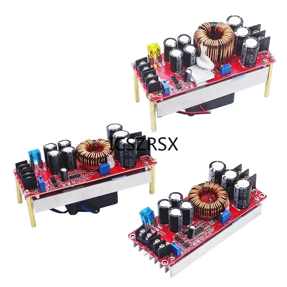 1800W 40A DC-DC Boost Converter Step Up Power Supply Module 10-60V to 12-90V Adjustable Voltage Converter 1500W 30A 1200W 20A