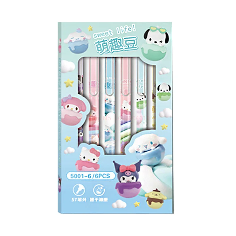 Sanrio Cute Boxed Low Center Of Gravity Limited Set Pen High Appearance Level Manual Pen Student Stationery Neutral Pen Gift