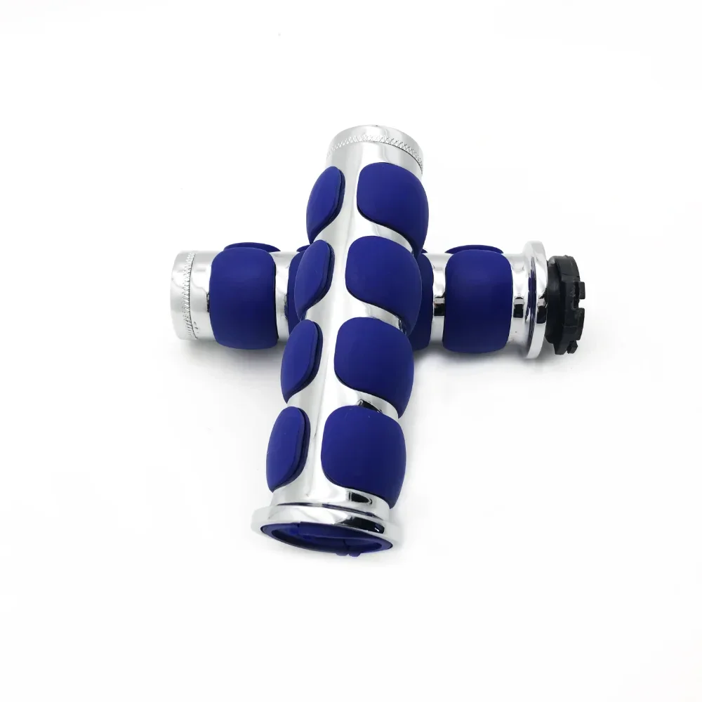 

Motorcycle 22mm Rubber Handlebars Grips for Kawasaki Mean Streak Drifter Classic,Honda CBR 600 F3 F4i 900 929 954 1000 RR