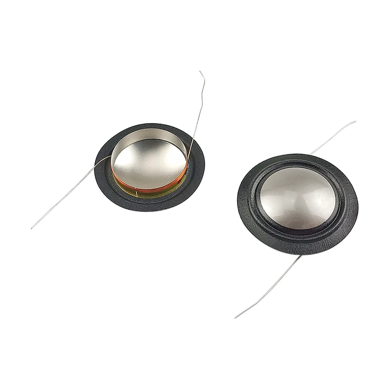 4 Ohm 25,4 mm Hochtöner Schwingspule importierte Titanfolie + Seidenmembran 25,5 Kern weißer Aluminiumrahmen für JBL 026TS Lautsprecher 2 Stück