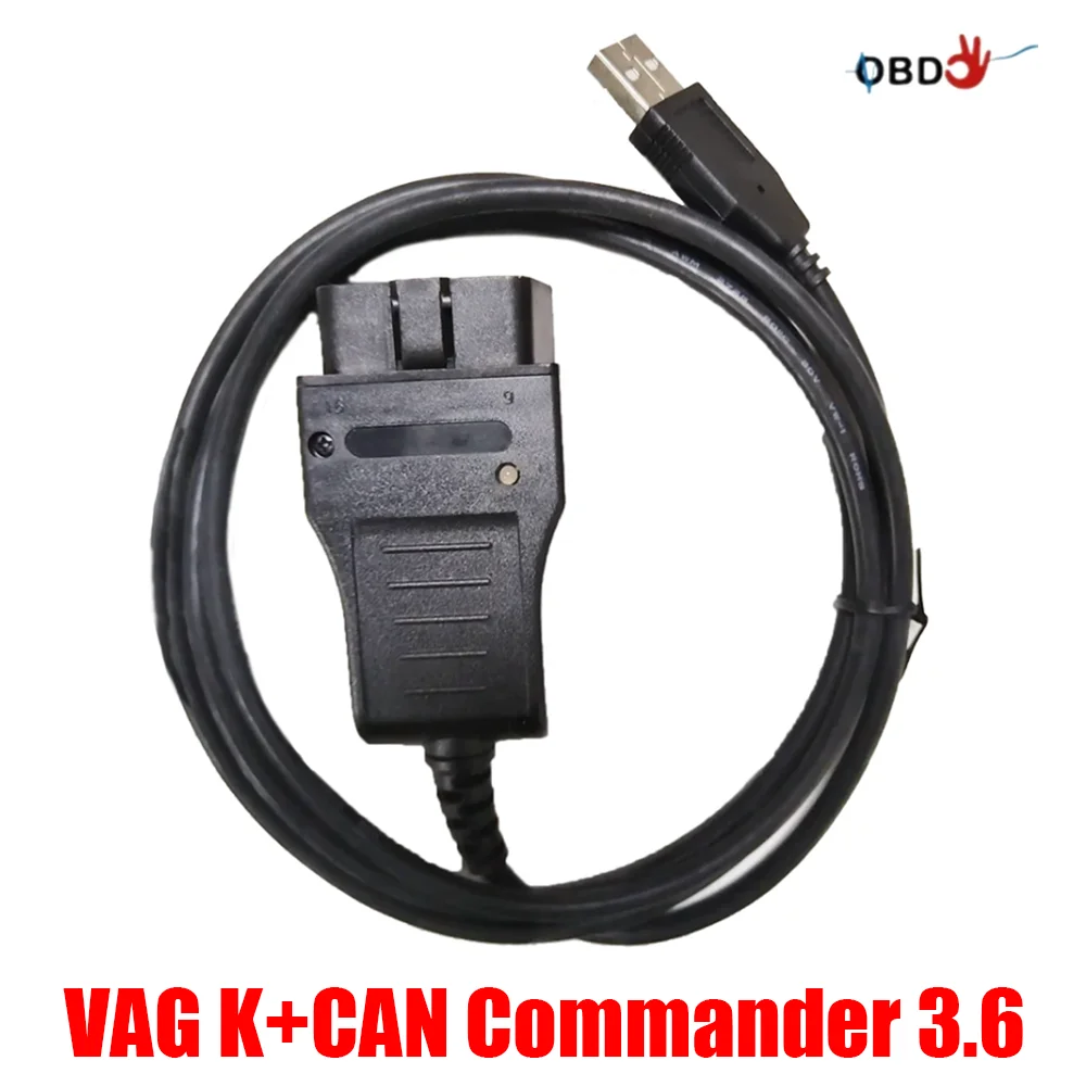 

New VAG K+CAN Commander 3.6 OBDII K CAN Cable Code Readers Scan Tools OBD Correction VAG 3.6 Scanner Car Diagnostic Cabel Parts