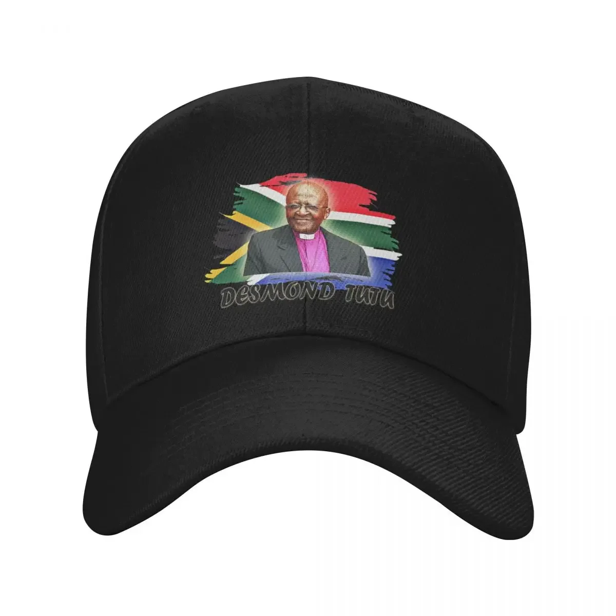 

Desmond Tutu South African flag design Baseball Cap Sports Cap fishing hat fishing caps man Dropshipping Female Men's