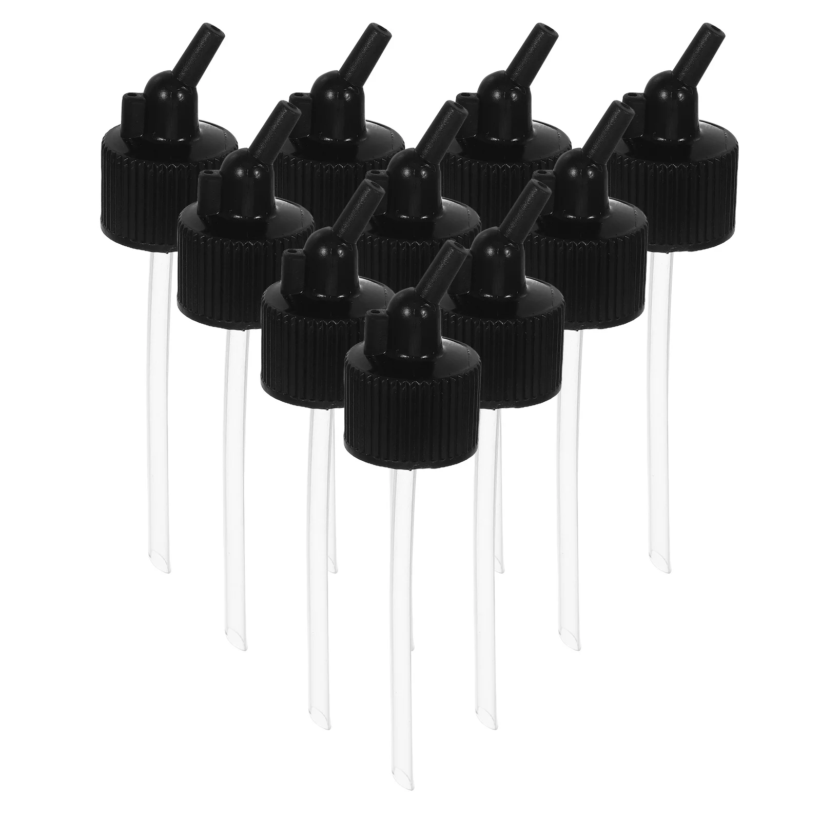 

10 Pcs 30 Degrees Airbrush Adapter Bottle Cap for Spray Lid Accessories Painting