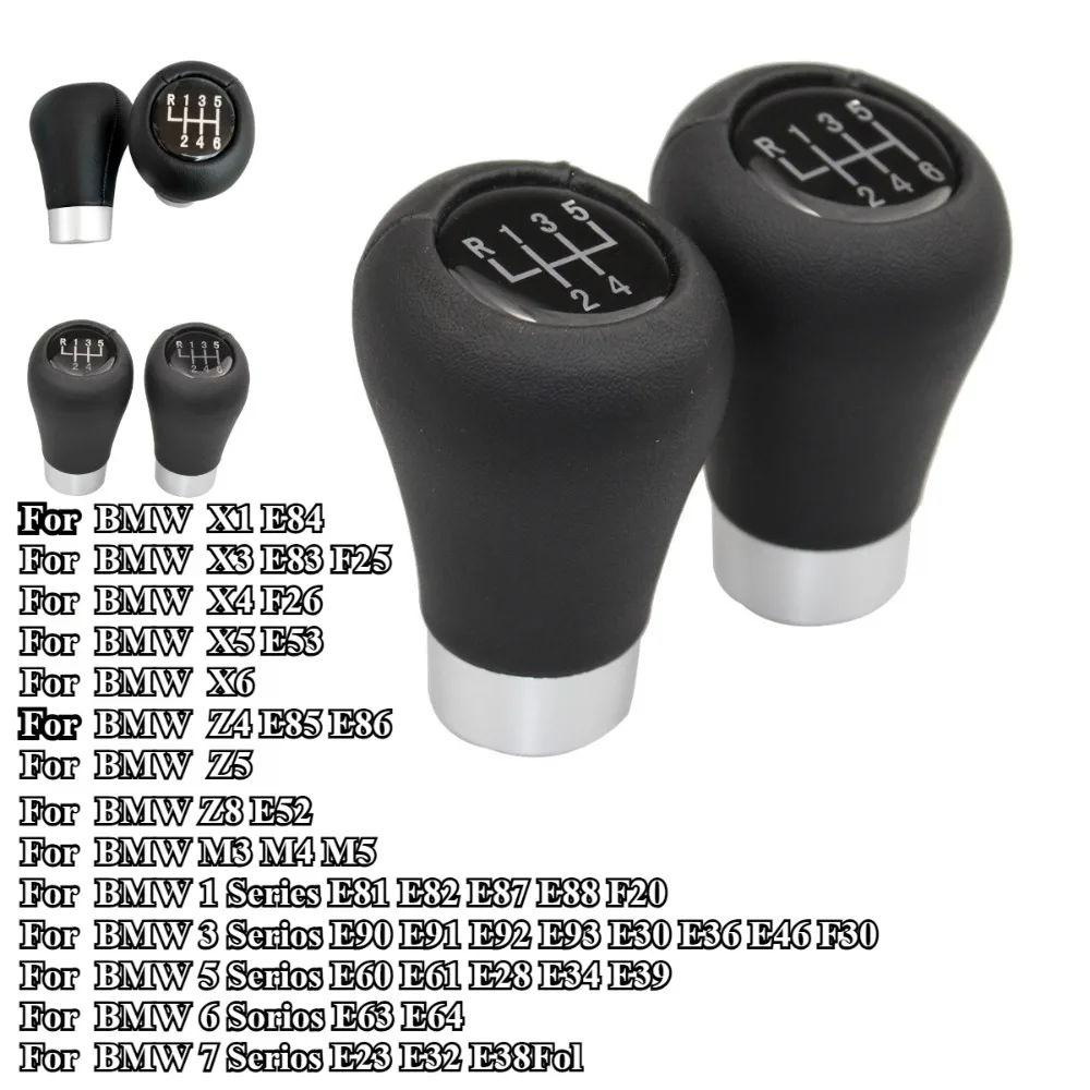 Genuine Style 5/6 Speed Gear Shift Knob for BMW 1 3 5 6 Series E30 E36 E39 E46 E60 E90 E92 Manual Transmission Shifter Lever