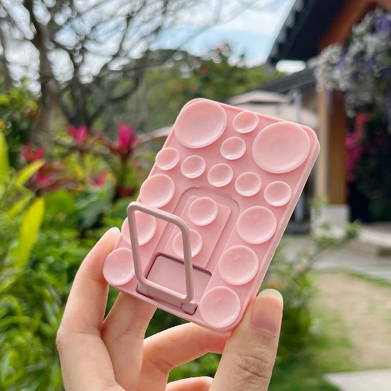 Suporte multiuso para celular, ventosa de silicone adequada para capa de couro, tablet, computador, telefone móvel