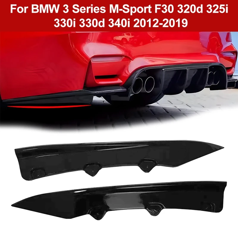 

2 шт. автомобильный задний бампер, боковой разветвитель, аксессуары для BMW 3 серии M-Sport F30 320d 325i 330i 330d 340i 2012-2019