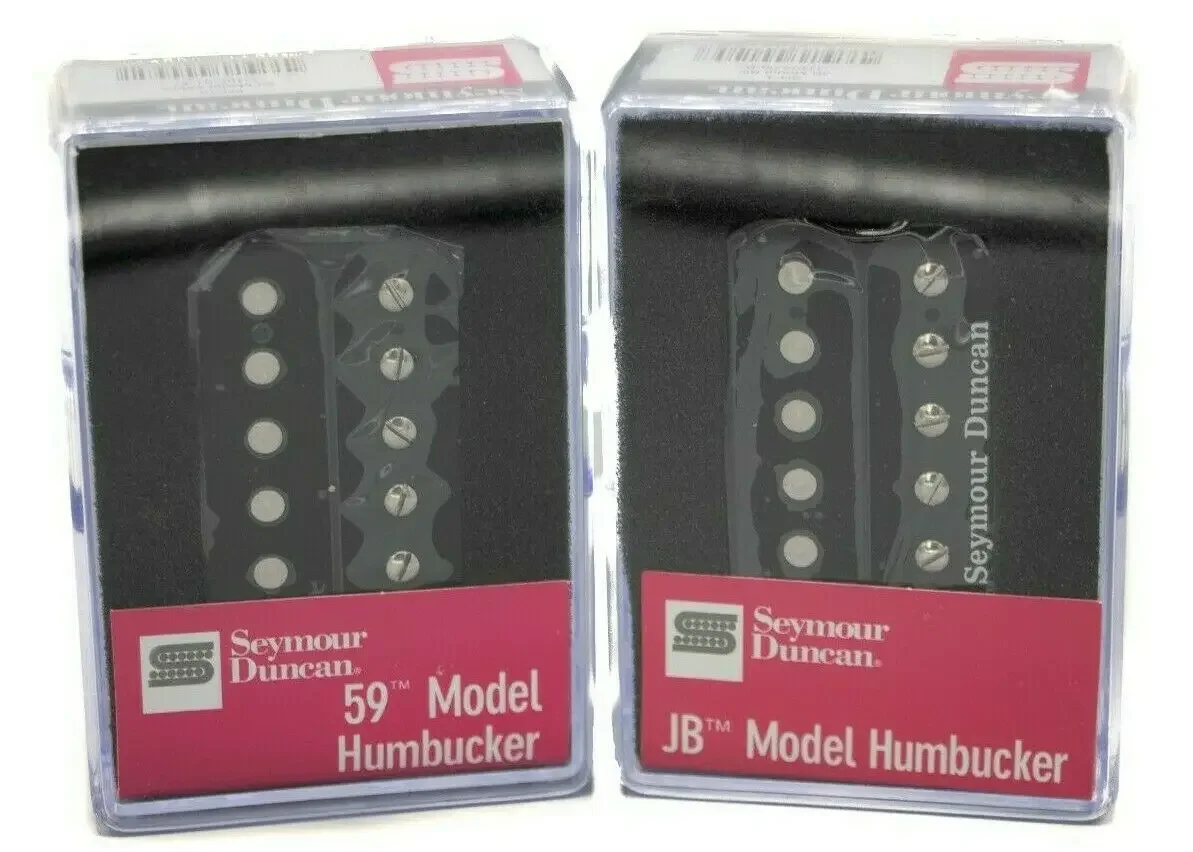 

Новинка, набор звукоснимателей Humbucker JB SH-4 & 59, цвет черный