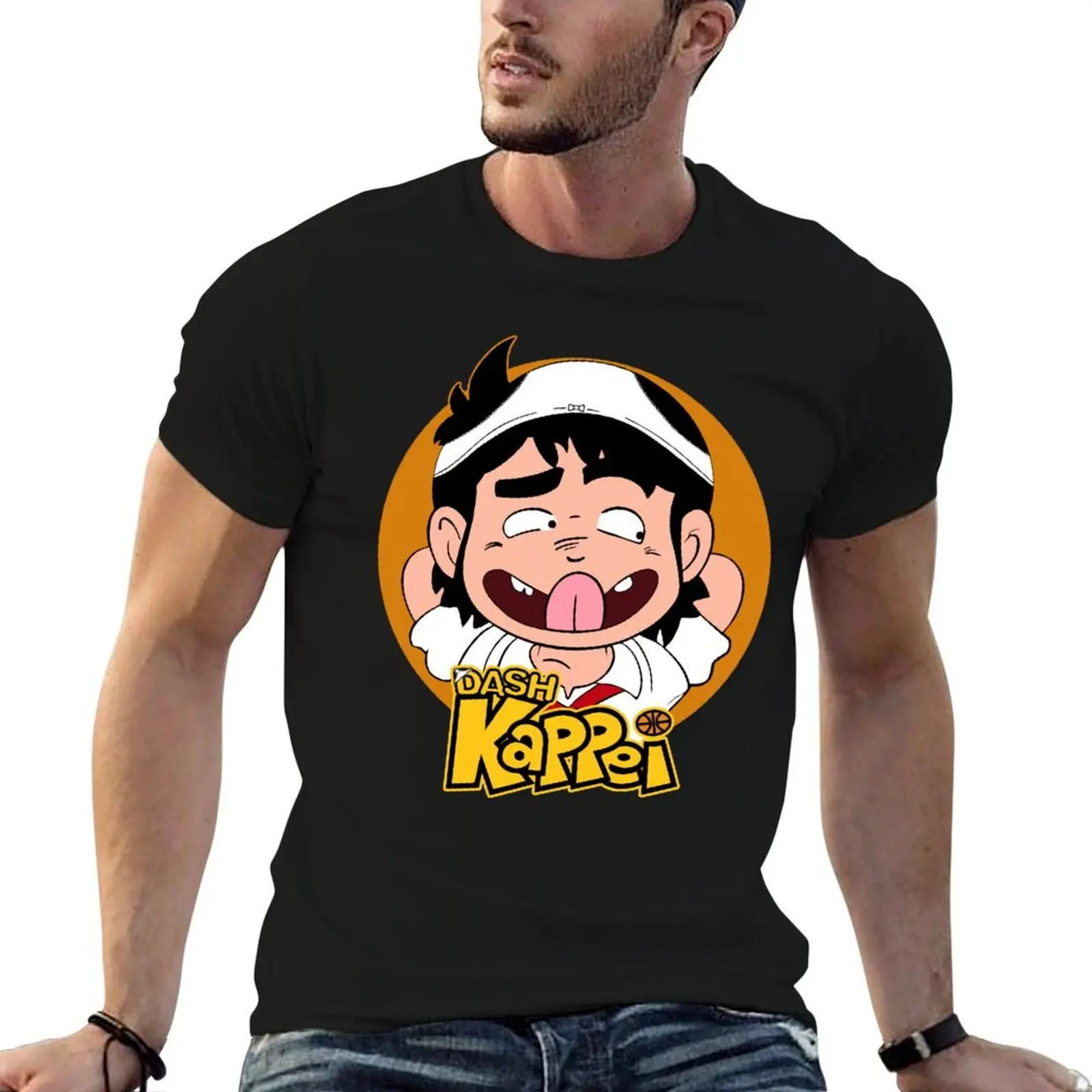 Camiseta estampada hombre camisa de diseñador camisa hombre pesado Kappei camiseta algodón camiseta personalizada