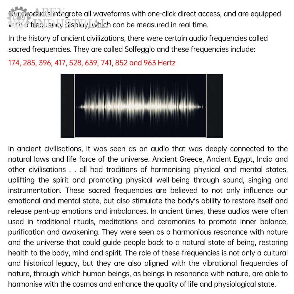Modulo generatore di risonanza Schumann con touch screen Risonatore audio a onda sinusoidale a impulsi a frequenza regolabile 0,01-99999 Hz