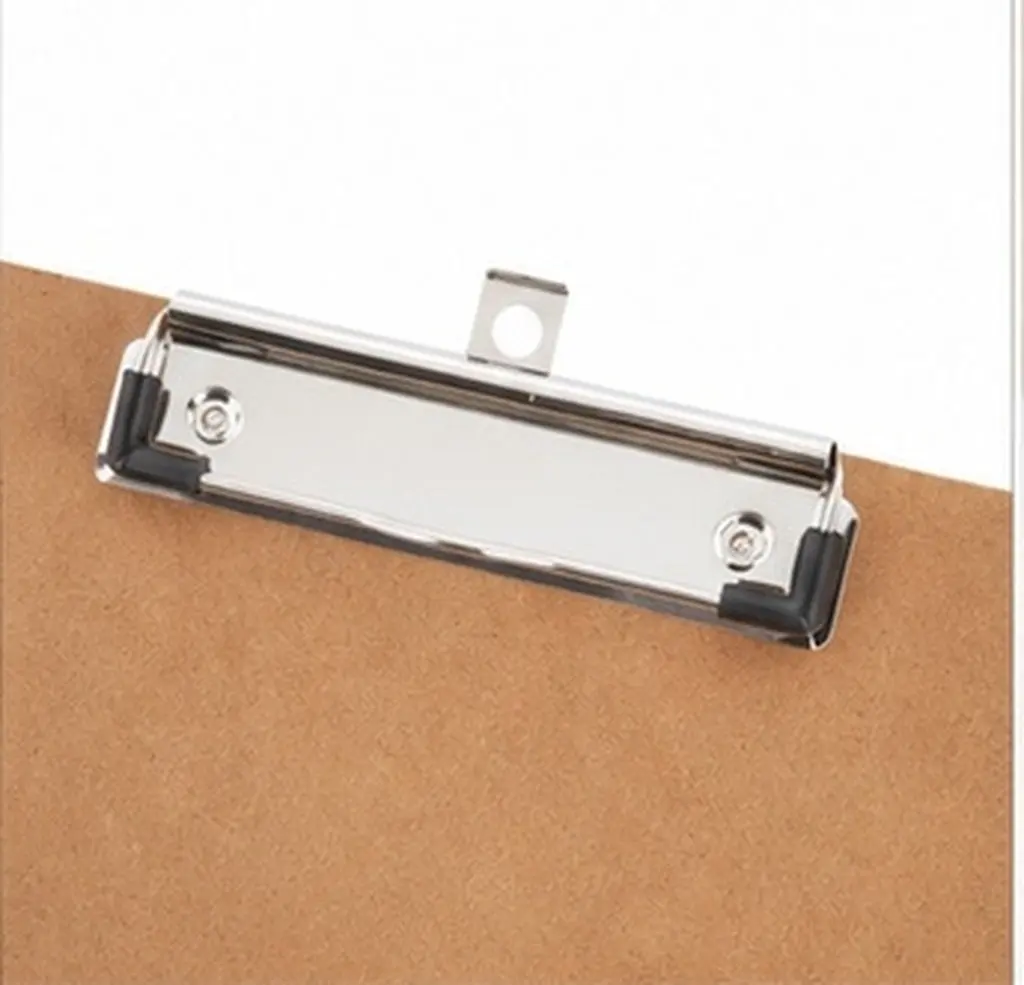 1Pcs Metal Wooden Clipboard Writing Board Holder For Office Worker A3 Backing Ergonomic Design School Home Document