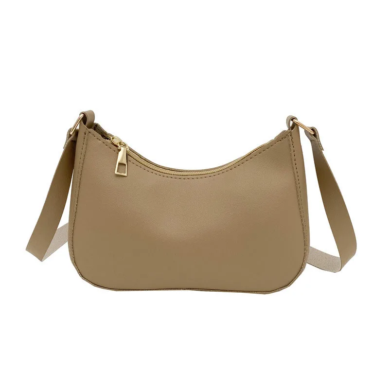 Trandy Flap Fashion PU Leather Underarm Bags Casual Street Small Handbag Phone Bag Coin Purse Female Clutch Recommend Flap