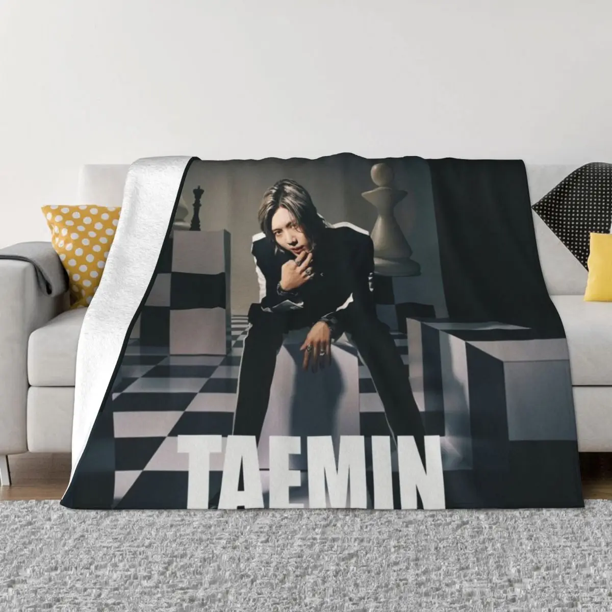 TAEMIN ADVICE Throw Blanket Multi-Purpose Luxury Blanket anime blanket