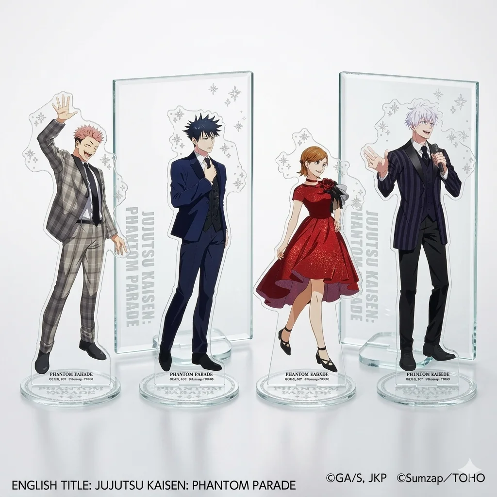 

Anime For Jujutsu Kaisen 15cm Acrylic Stand Gojo Satoru, Easter decor for desktop shelf and room display keychain Fans Gifts