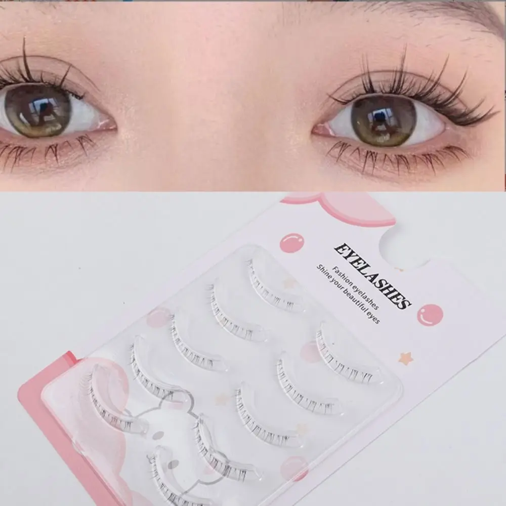 Stems Wispy Eyelashes Extension Enlarge Eyes Women Makeup Tool Full-strip Eye Lashes Lower False Eyelashes Bottom Mink Lashes