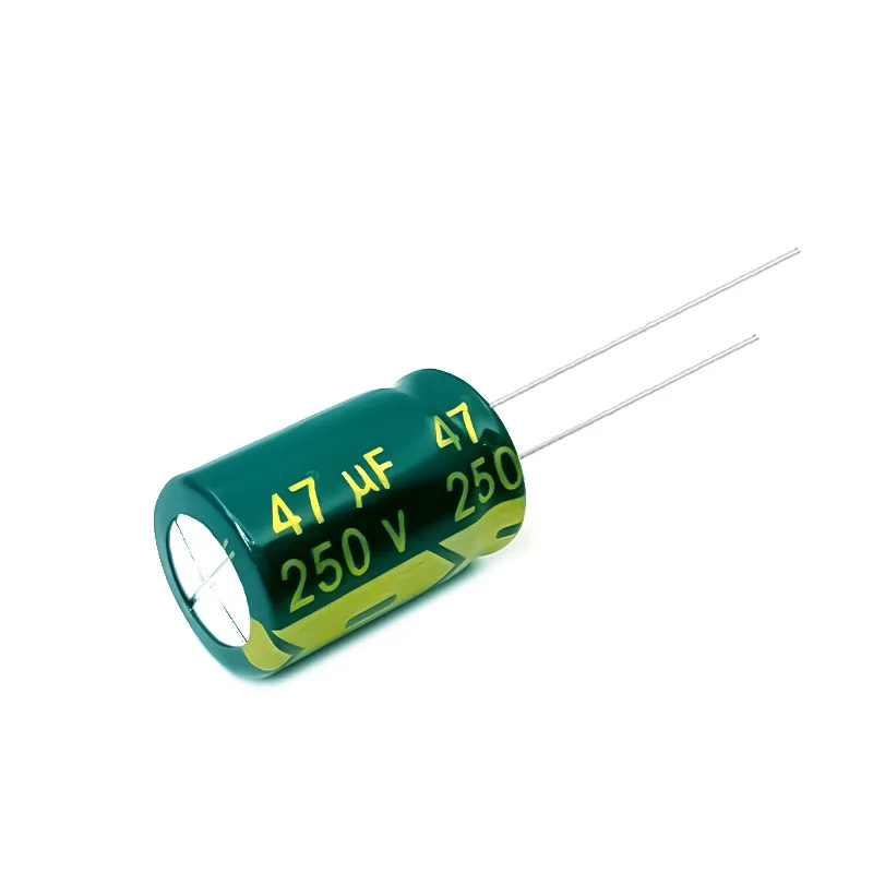 40pcs 250V 47uF Electrolytic Capacitor High Frequency Low ESR Long Life 13x20mm for Power Supply