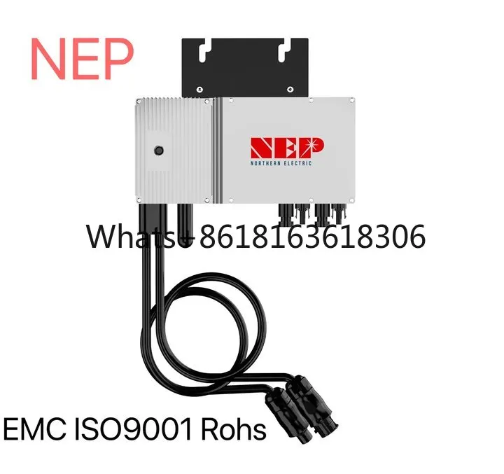 NEP EU market solar Micro Inverter daisy chain 500W 600W wifi/plc BDM-500 intelligent app MPPT on Grid for household