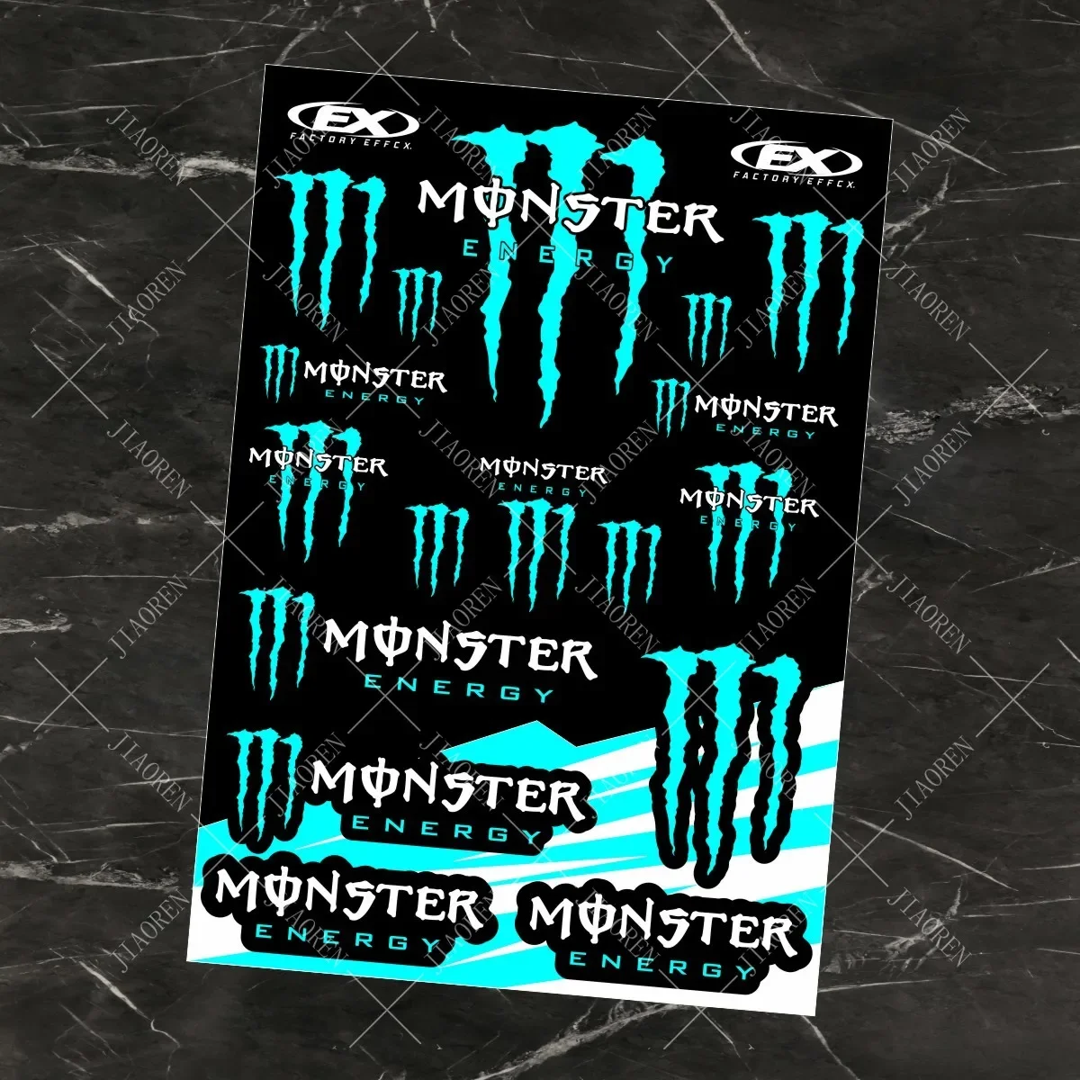 

Christmas Monster Energy Stickers Motorcycle Helmet Tank Emblem Waterproof