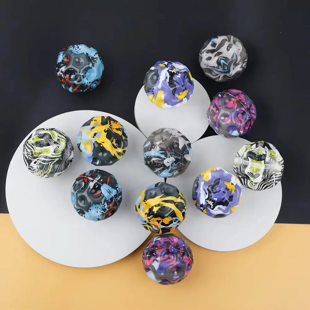 Bola saltitante de espuma pu em forma de lua, alívio do estresse, brinquedo macio, antiestresse, bola quicando alta, brinquedo de apertar, jogo esportivo ao ar livre para crianças