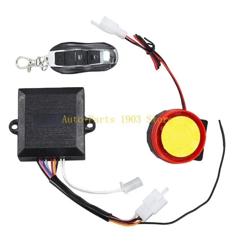 

E21C Wireless Alarm System for Motorcycles & Beach Bikes High Sensitivity Remote Control Start Kills Switches 2 Standard