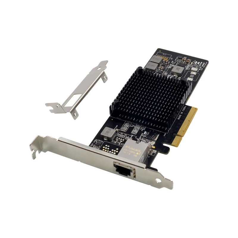 Applicable to Intel server network interface card X550-T1 PCIe x8 single optical port 10G RJ 450,000 megabit fiber