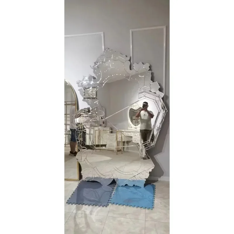 Irregular wall decoration mirror entrance dining room bedroom bathroom decoration