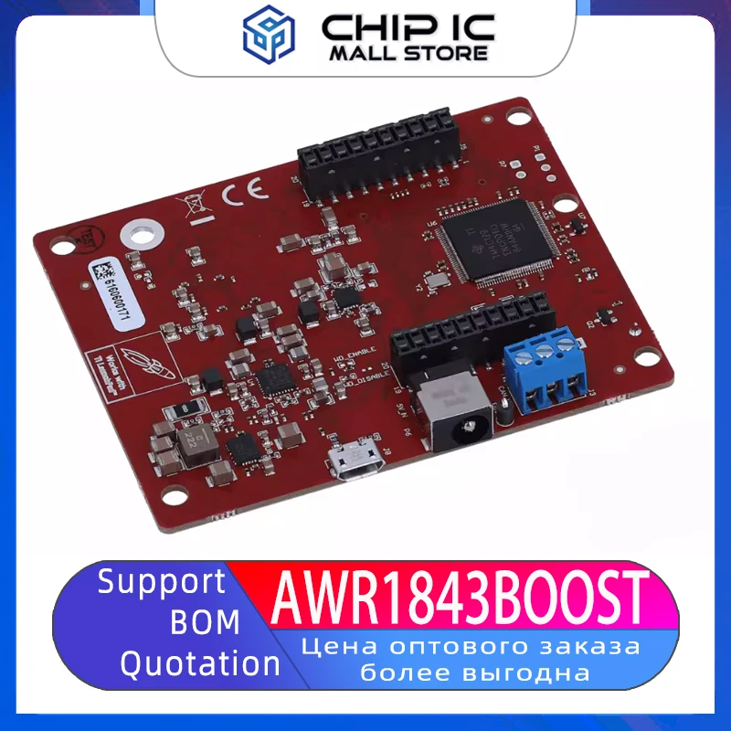 

AWR1843BOOST Automotive Radar Sensor Evaluation Module Development Tool 76GHz to 81GHz Brand New From Stock