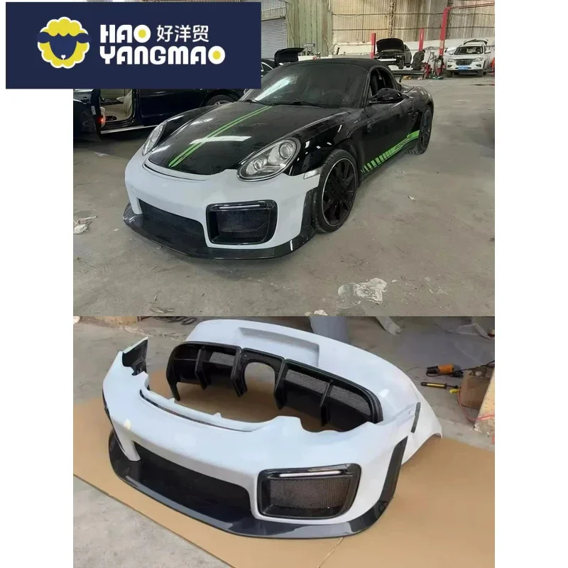 Suitable for Premium-Crafted FORPorsche 987.2 Boxster Aggressive-Profiled Body Kit Dry Carbon Fiber