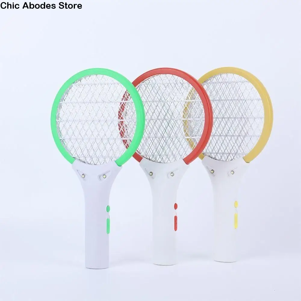 

USB Rechargeable Mosquito Swatter Trap Electric Shock Mini Insect Racket Portable Security Net Fly Bug Zapper Camping