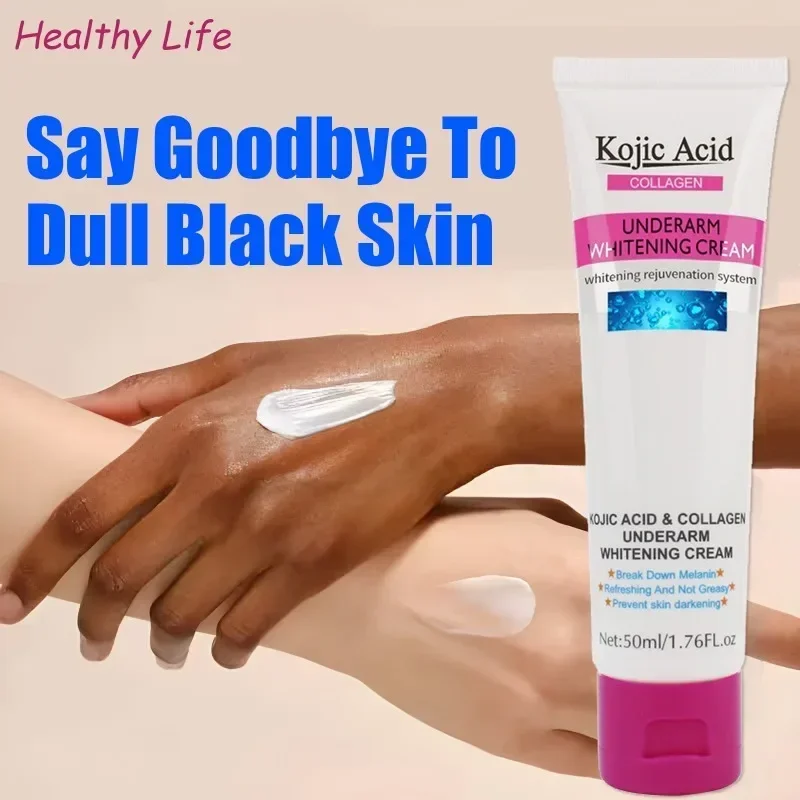 

Women Armpit Lightening Cream Kojic Acid Body Bleaching Cream Hand Knuckles Private Parts Brightening Emulsion Korean Skin Care