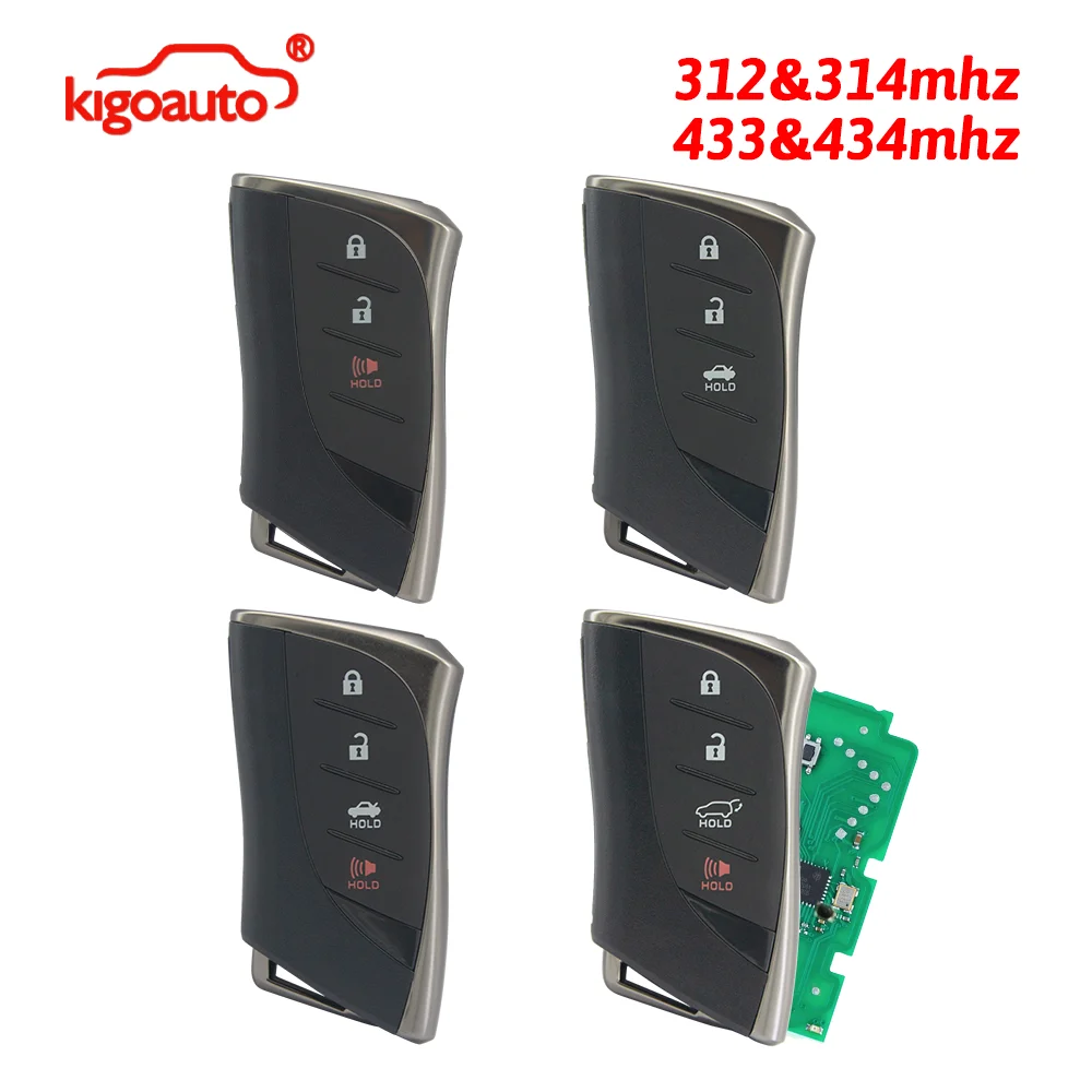 

kigoauto FCC HYQ14FLC Smart Key 312&314mhz / 433&434mhz PCB 231451-6100 for 2021-2023 Lexus RX NX LX NX250 NX350