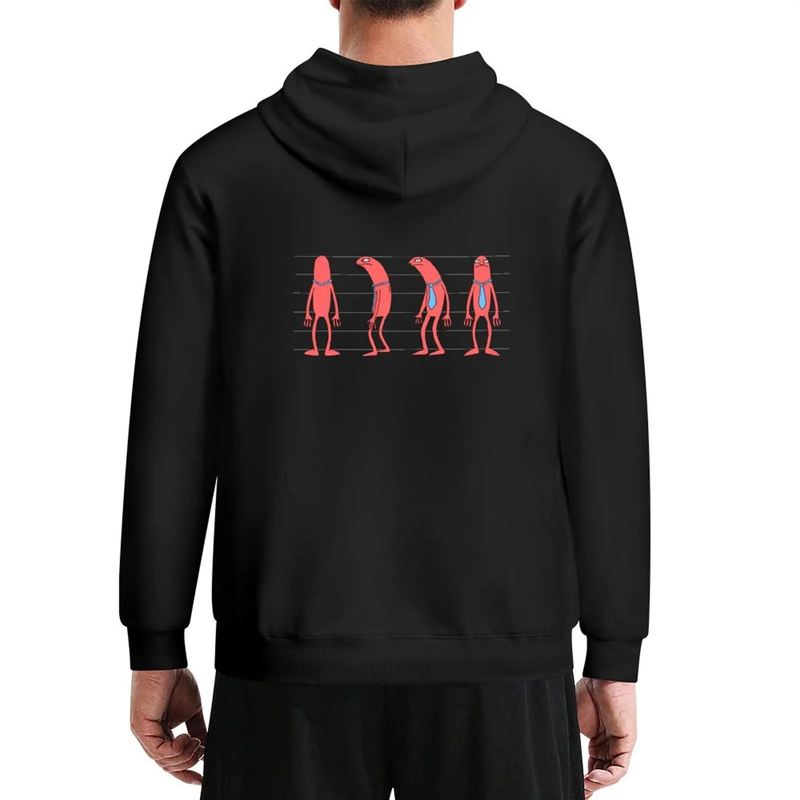 

SMILING FRIENDS - Alan prison photo, bliblie, Pim, Grim, Gleb or Glep(author's art) Hoodie men clothes new hooded tee