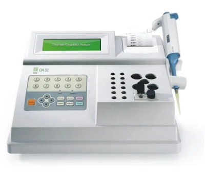 2 Channel Lab Coagulation Machine Portable Veterinary Semi-auto Blood Coagulation Analyzer