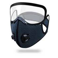 New Cycling Face Mask with Filter Goggles Dust Mask Sport Washable Reusable Facemask for men Bandana Actived Carbon Filters