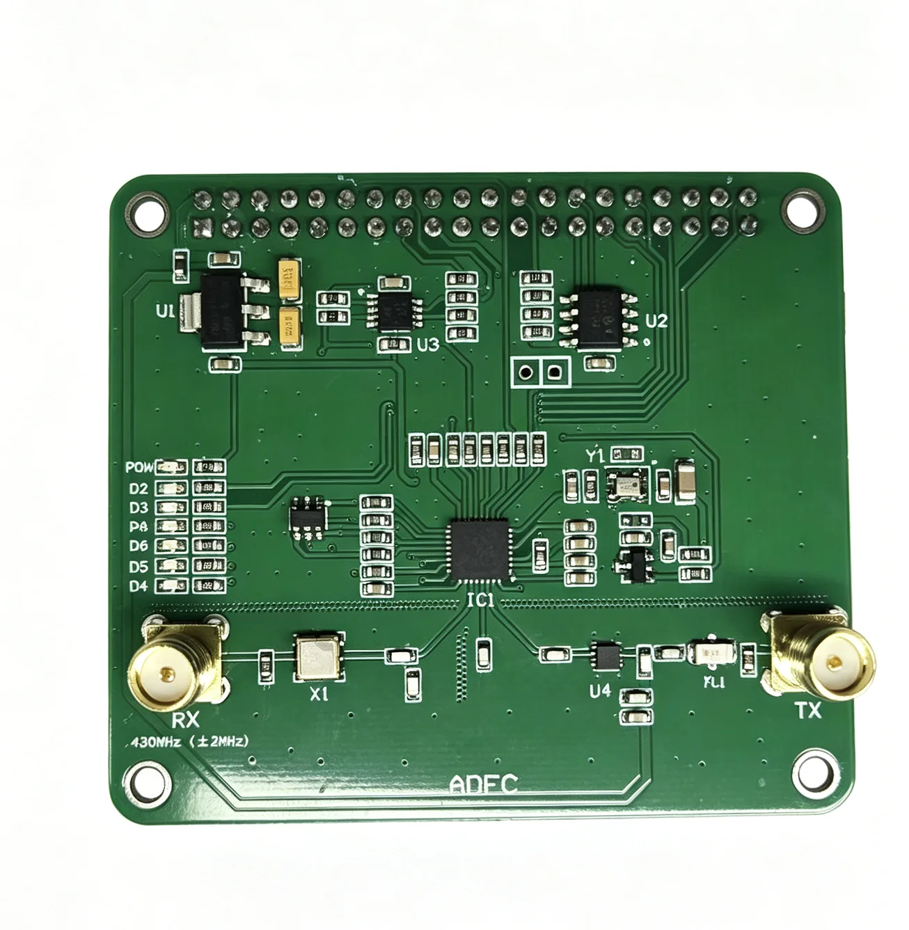 HAM TETRA TMO HAT SXceiver HAT Duplexer UHF 430-440MHz For Raspberry PI 3B/3B+/4B/5B Z32IT  Open Source