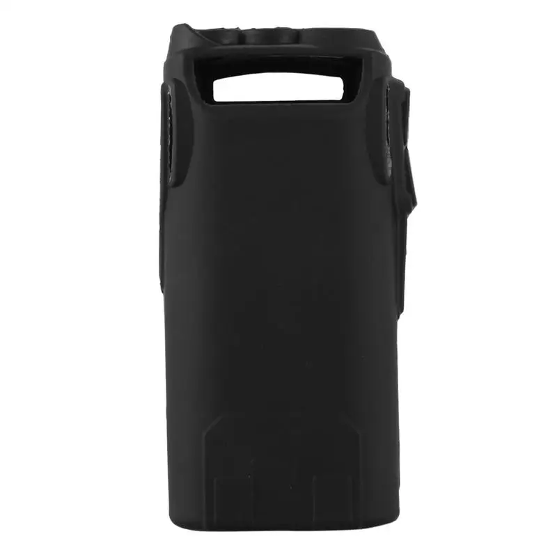 UV-82 Rubber Soft Case UV82 Walkie Talkie Black Silicone Cover Dustproof Wear Resistant Black Baofeng Radio Case Accessories