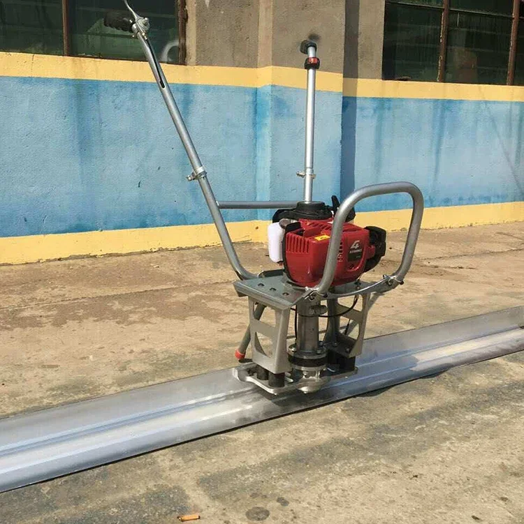 New Concrete Vibratory Power Screed Machine Concrete Frame Pavement Vibrating Beam Integrited Concrete Screed Vibratory Ruler