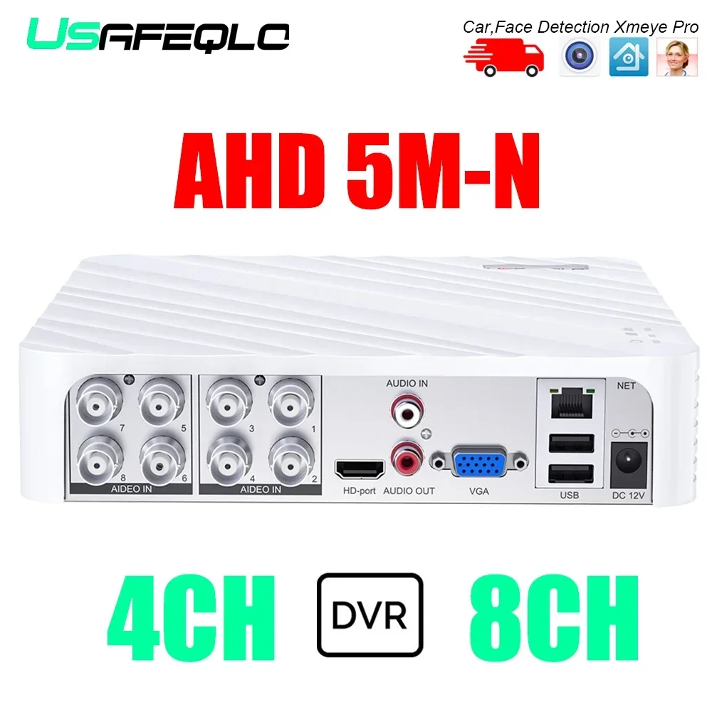 

6 IN 1 Max IP 5MP 16CH NVR 4CH 8CH AHD DVR Surveillance Video Recorder Mini CCTV Hybrid DVR Recorder 5M-N 1080N Motion Detect