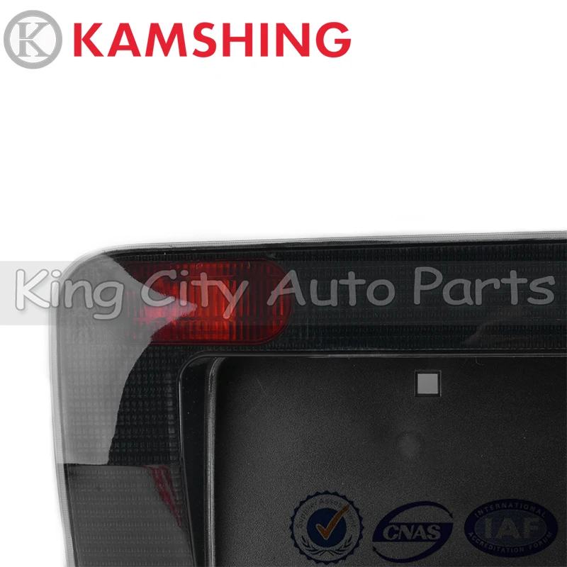 CAPQX dla Audi A6 C5 3.0 1998-2004 z tyłu samochodu numer podświetlany ramki lampka tablicy rejestracyjnej osłona z uchwytem wsparcie 4C5 945 695A / 4C5945695A — zdjęcie 4