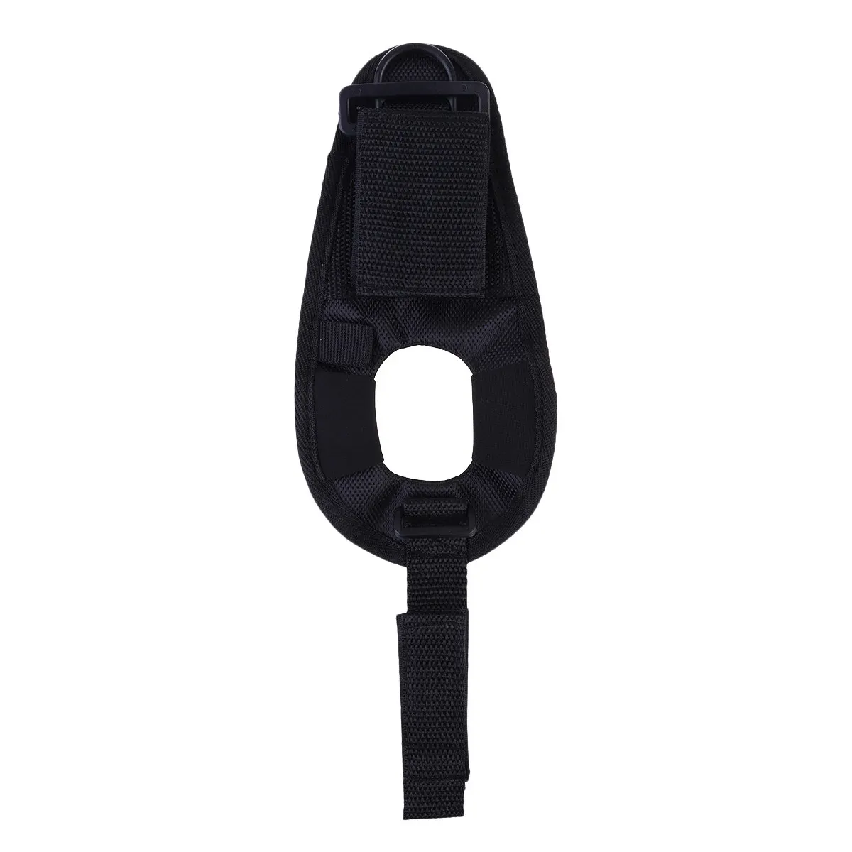 Diving Underwater Flashlight Glove Adjustable Wrist Strap Black Nylon Hand Holder Torch Holder Comfortable Sponge