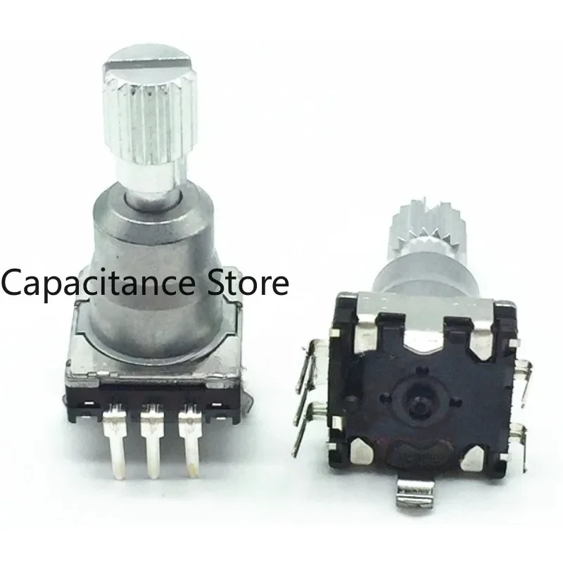 

5PCS High lifespan encoder 30 point position 15 pulse with press switch shaft length 20mm flower