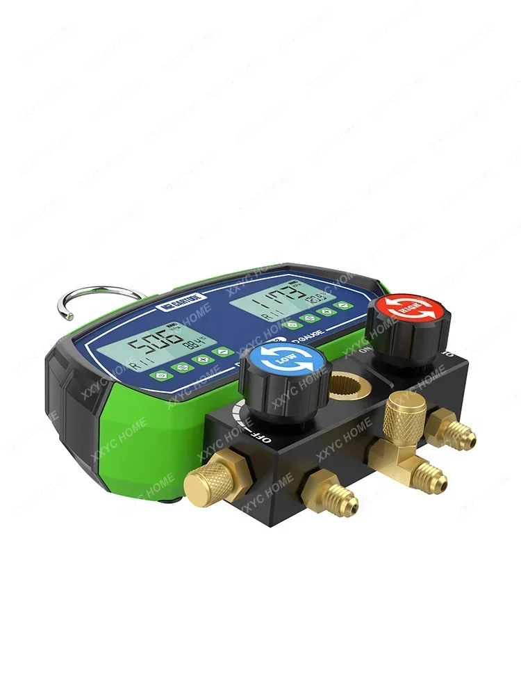 Auto Air Conditioning Maintenance Fluorination Refrigerant Gauge Refrigerant Filling R22 Electronic Pressure Gauge