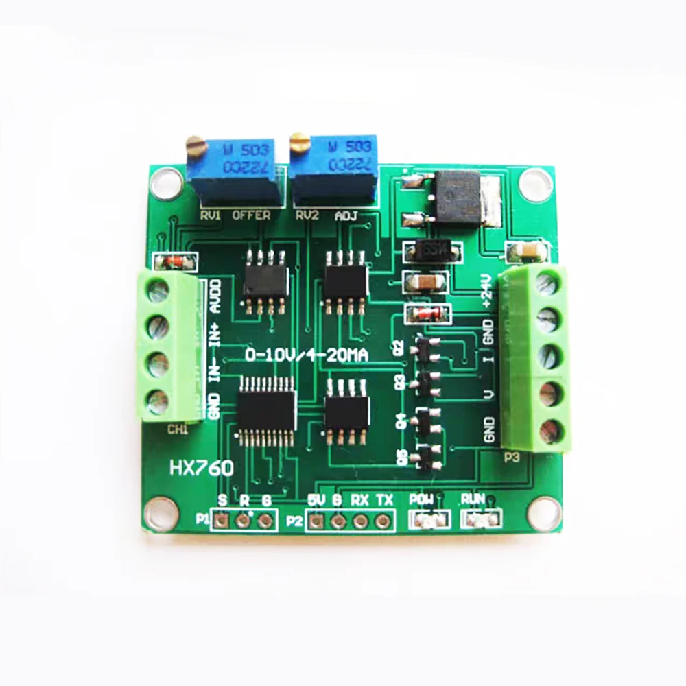 BRIGHTWIN Small Full-bridge Load Cell Amplifier Module ABS Material 4-20mA 0-10V High Accuracy 9-24VDC 5VDC 1 Year Warranty
