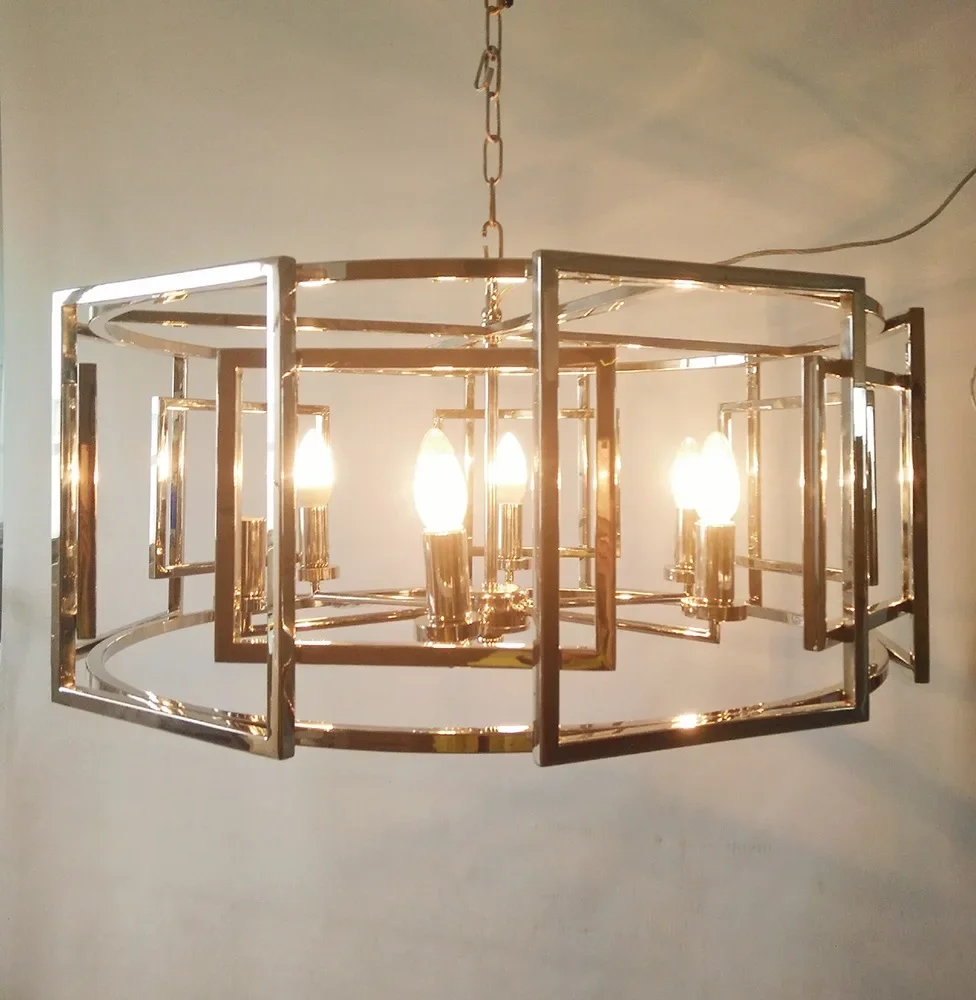 Lamp wrought iron chandelier hotel chandelier